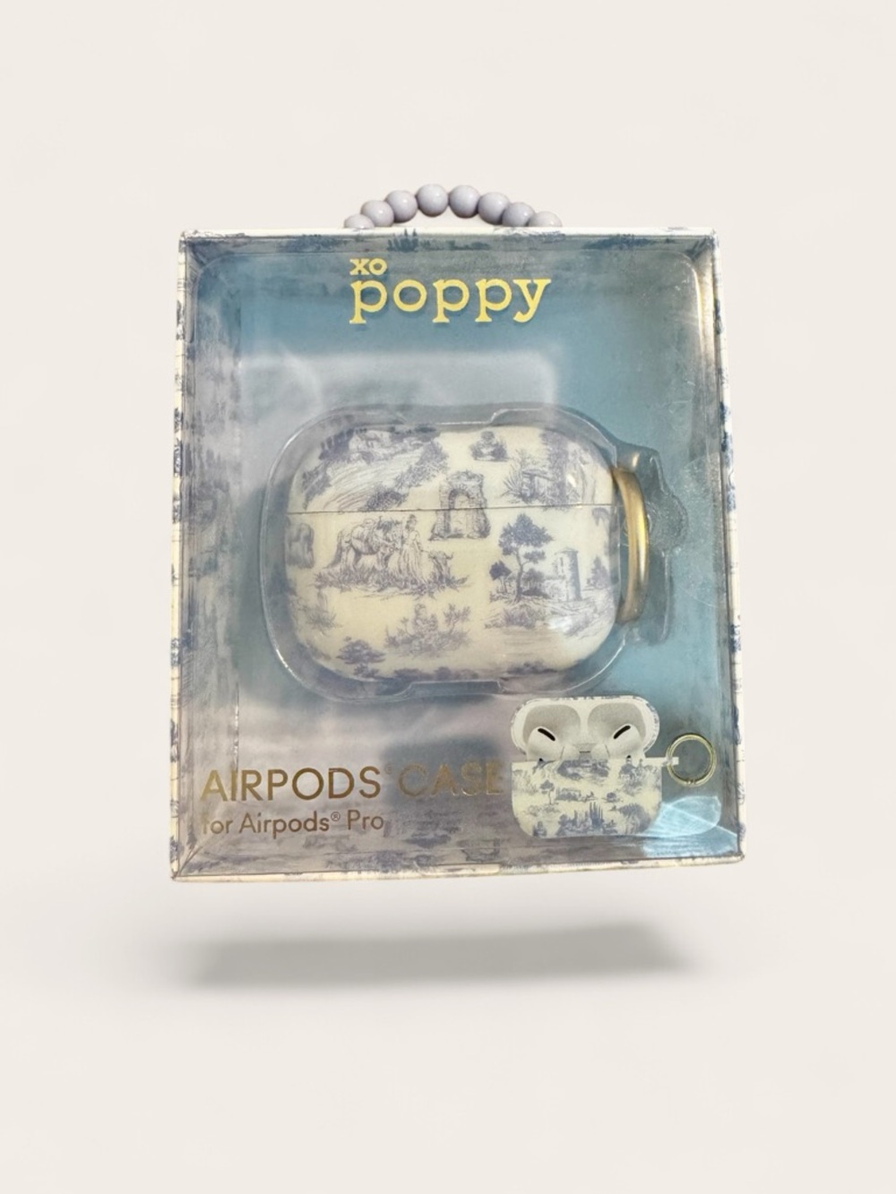 xo poppy AirPods Pro Case - Blue Toile